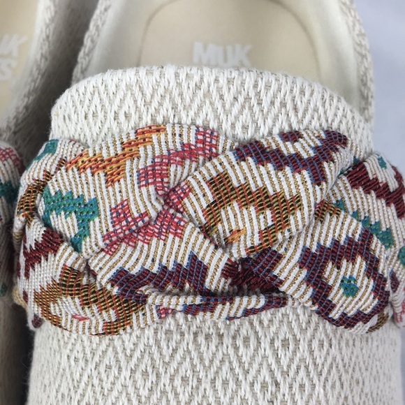 Muk Luks Women’s Boardwalk Stroll Taupe Sneaker Loafer Size 8.5 NEW With Tags - Picture 6 of 15